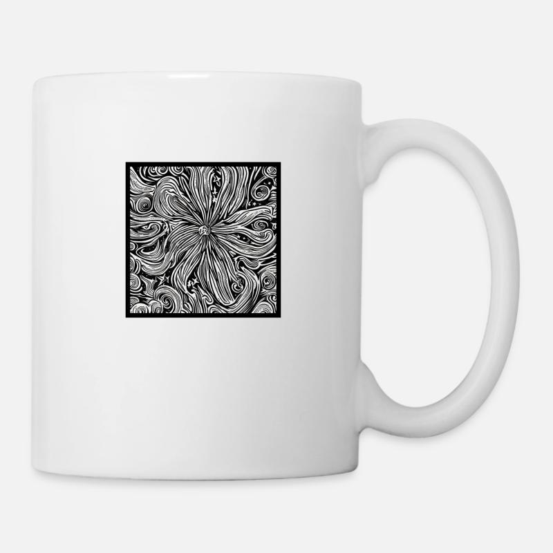 Abstract Illustration série D - Mug blanc - blanc