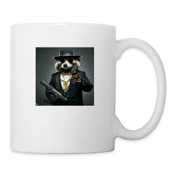 Gangster Raccoon - Mug - white - Right
