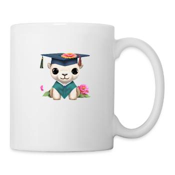 Bachelor Graduate School Leaving Certificate Alpaga Study - Mug blanc - blanc - Droite
