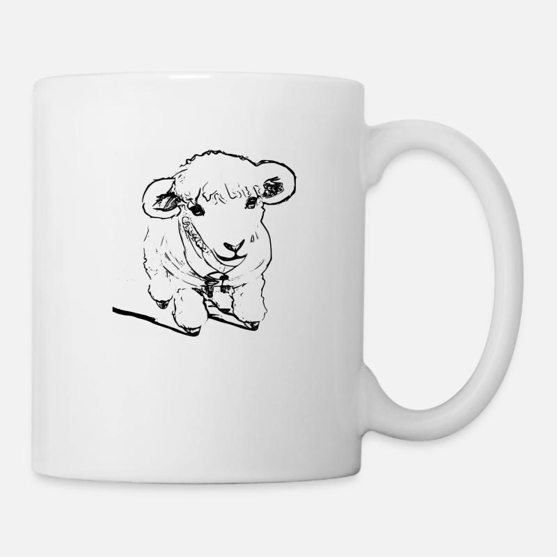 Schäfchen - Tasse - Weiß