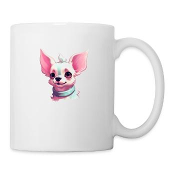 Cute Chihuahua Art - Mug - white - Right