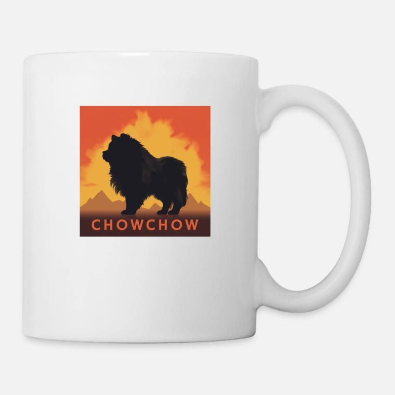 Chowchow - Tasse - Weiß