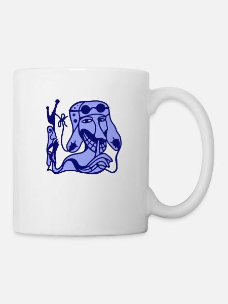 Still! Leise Worte und zurückhaltende Respekt - Tasse - Weiß