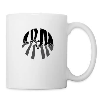 Kegeln - Tasse - Weiß - Rechts