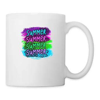 Été surf croatie plage paradis ambiance de fête États-Unis - Mug blanc - blanc - Droite