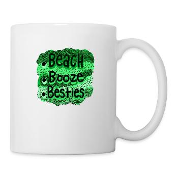 Summer surf croatia beach paradise party vibes Usa - Mug - white - Right