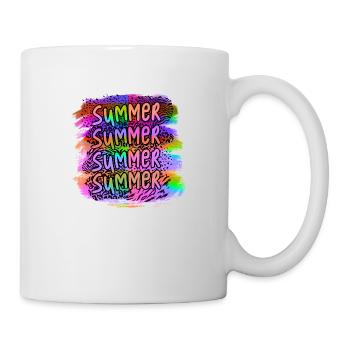 Été surf croatie plage paradis ambiance de fête États-Unis - Mug blanc - blanc - Droite