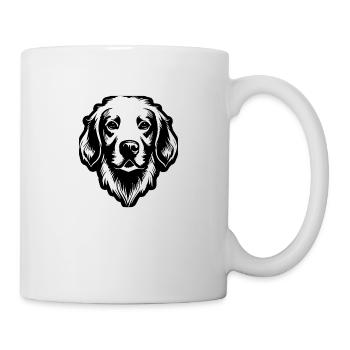 Golden retriever - Mug blanc - blanc - Droite