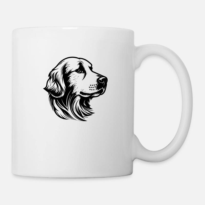 Golden Retriever - Tasse - Weiß