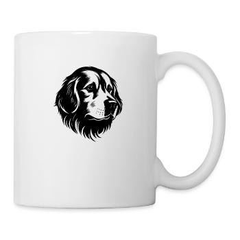 Golden retriever - Mug blanc - blanc - Droite