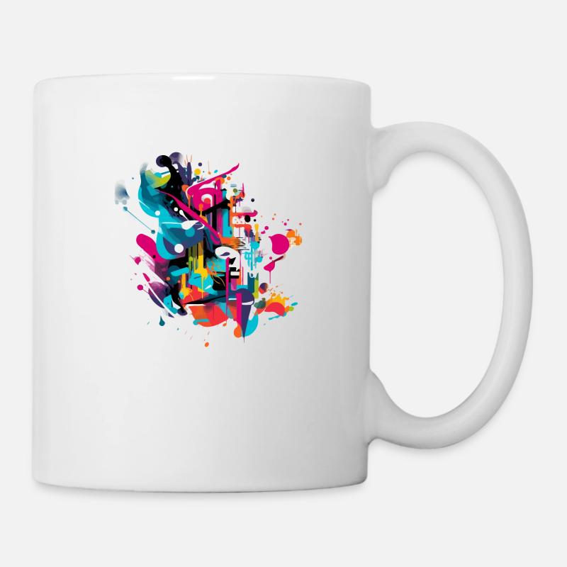 Graffiti-Kultur - Tasse - Weiß