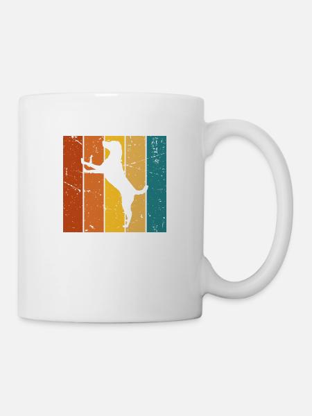 Chien cadeau Vintage - Mug blanc - blanc