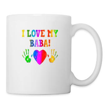 I love my baba Balkans Exyu Croatia Serbia Bosna - Mug - white - Right