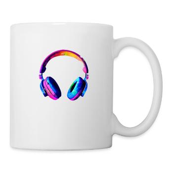 Casque Écouter de la musique Musicien chantant Gamer Singer - Mug blanc - blanc - Droite