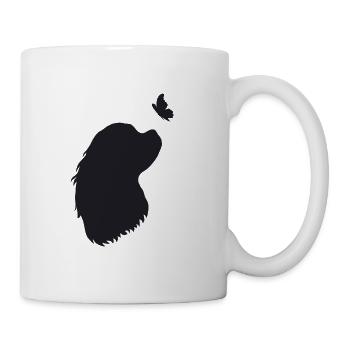 Cavalier King Charles Spaniel - Tasse - Weiß - Rechts