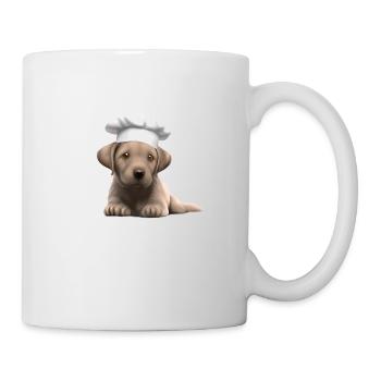 Labrador Retriever Restaurateur Cooking Puppy - Mug - white - Right