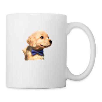 Golden Retriever Dog Owner Dog Puppy - Mug blanc - blanc - Droite