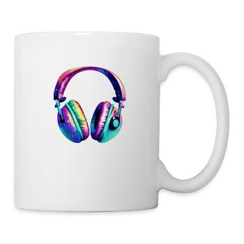 Headphones Singer Listen to music Singing Musicians Gamer - Mug - white - Right