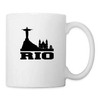 Rio Design / Stadt Design - Tasse - Weiß - Rechts