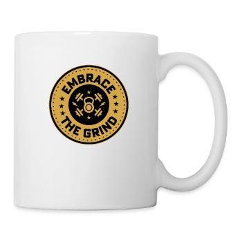 Adoptez l’entraînement d’haltérophilie Grind - Mug blanc - blanc - Droite
