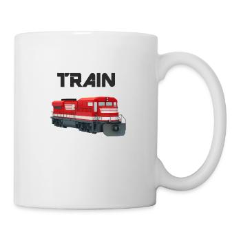 Train, Train, Locomotive - Mug blanc - blanc - Droite