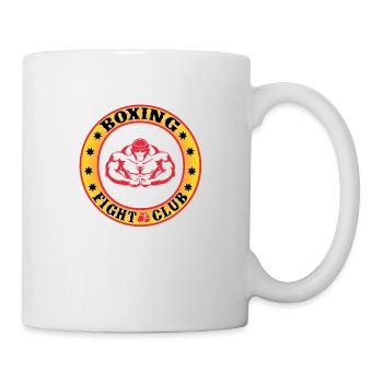 Boxing Fight Club Design - Tasse - Weiß - Rechts