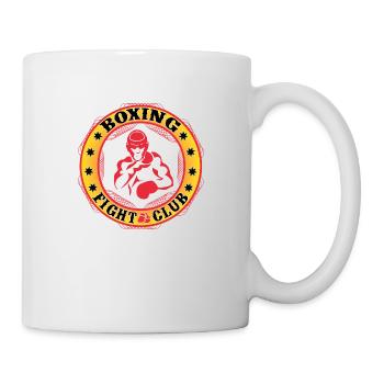 Boxing Fight Club Design - Tasse - Weiß - Rechts