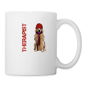 DON'T NEED THERAPIST JUST NEED MY GOLDEN RETRIEVER - Mug - white - Right