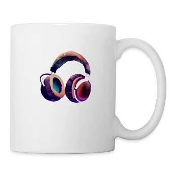 Headphones Singer Listen to music Singing Musicians Gamer - Mug - white - Right