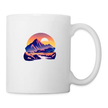 Mountains Hiking Mountain Hiking Hiking Mountain Hikers - Mug - white - Right