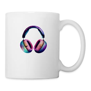 Kopfhörer Gesang Sänger Musiker Gamer Musik hören - Tasse - Weiß - Rechts