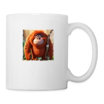 Happy Orangutan - Mug - white - Right