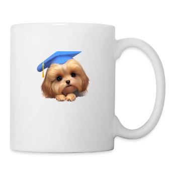 Bachelor Dogs Graduation Terrier Studies - Mug - white - Right