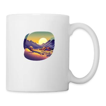 Mountains Hiking Mountain Hiking Hiking Mountain Hikers - Mug - white - Right