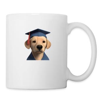 Graduation Bachelor Labrador Dog Studies - Mug - white - Right