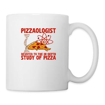 Pizzaologist, To The In-Depth Study Of Pizza 2 - Mug - white - Right