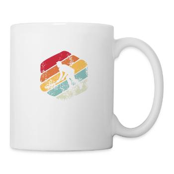 Vintage Geschenk Hockey - Tasse - Weiß - Rechts