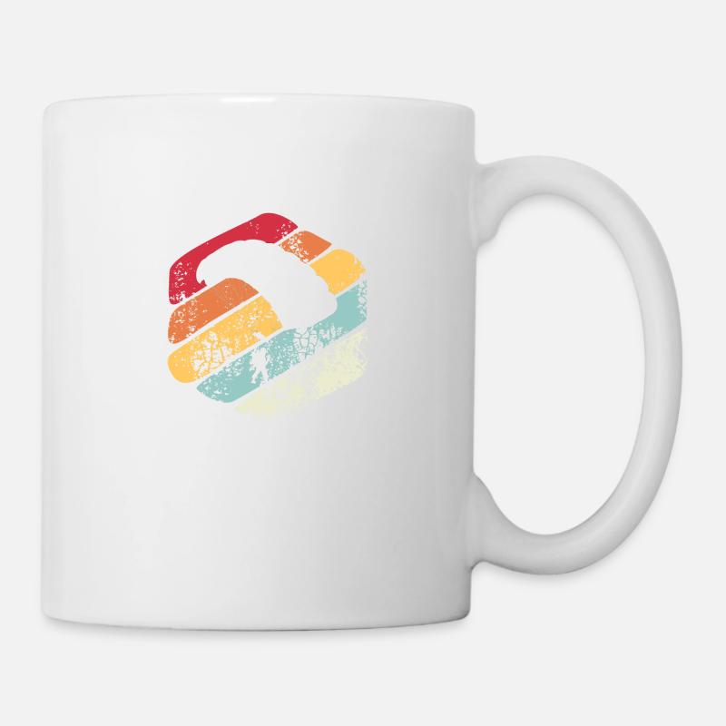 Parachute cadeau Vintage - Mug blanc - blanc