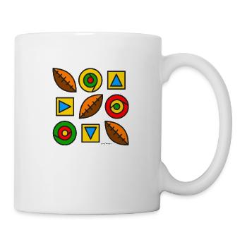 T-shirt vintage des années 1970 - Mug blanc - blanc - Droite