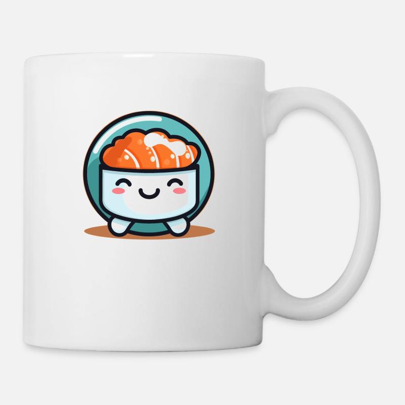 Cute sushi mascot - Mug - white