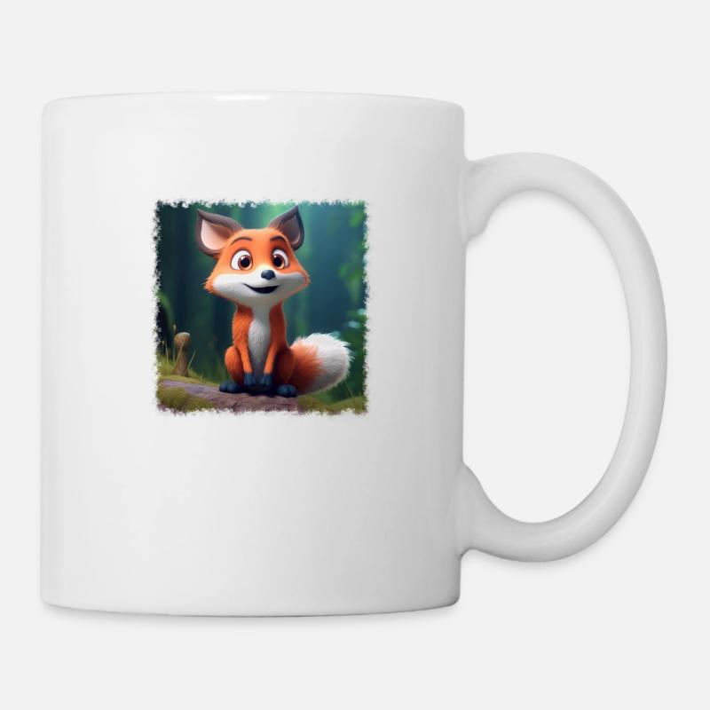Renard mignon - Mug blanc - blanc