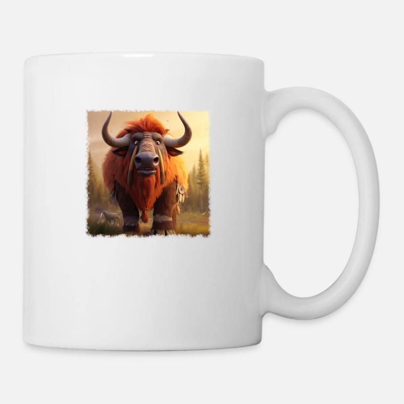 Cool bison - Mug - white