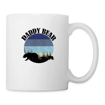 Daddy bear - Tasse - Weiß - Rechts