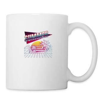 Summer T-shirt - Mug - white - Right