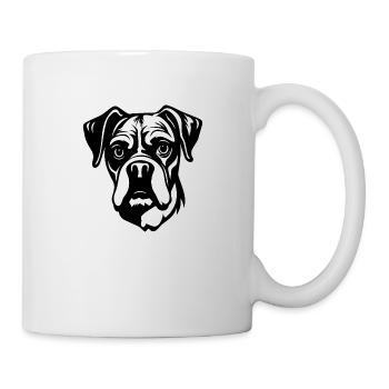 Boxer Dog Dog Breeds - Mug - white - Right