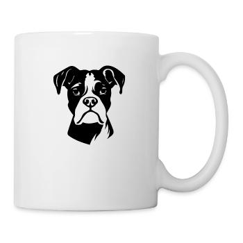 Boxer Dog Dog Breeds - Mug - white - Right