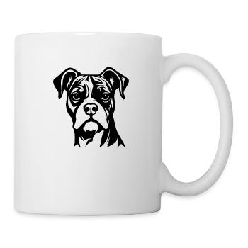 Boxer Dog Dog Breeds - Mug - white - Right