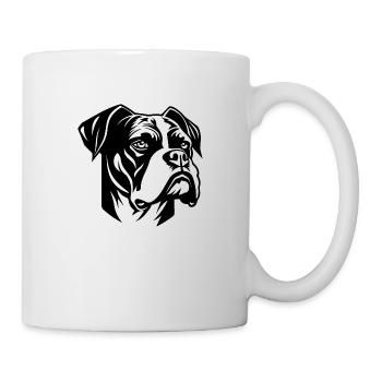 Boxer Dog Dog Breeds - Mug - white - Right