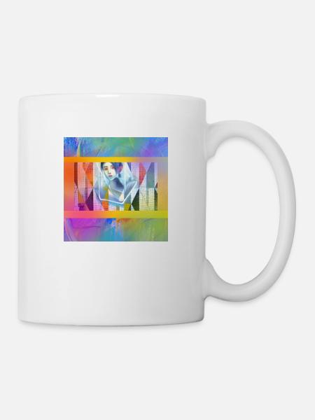 Anime coloré - Mug blanc - blanc