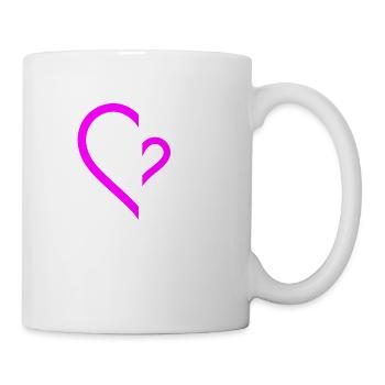 Herz Symbol Liebe - Tasse - Weiß - Rechts